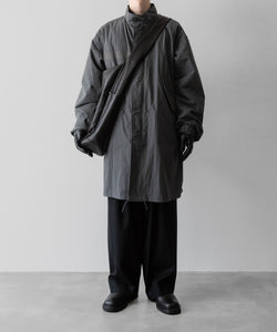 【ANTHEM A】MILITARY MULTI WAY OVER COAT - STEEL GRAY