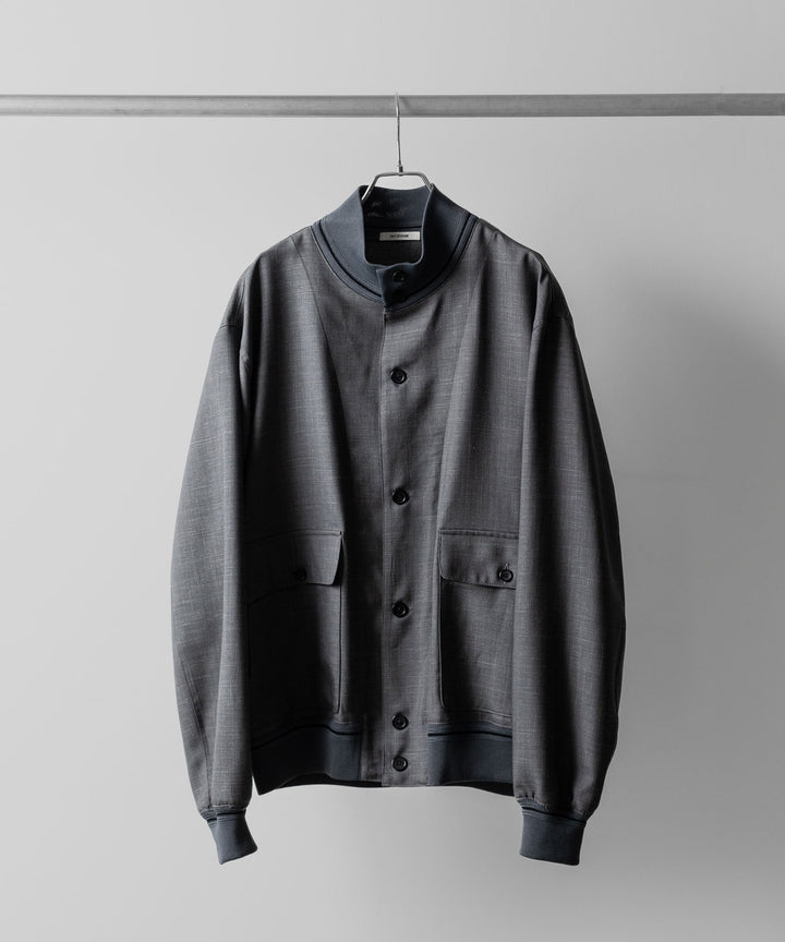 INTÉRIM(インテリム)のHYPER BIG VIRGIN WOOL SILK MOHAIR SUITING RIBBED JACKET - M.GRAY 公式通販サイトsession福岡セレクトショップ

