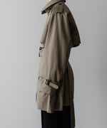 画像をギャラリービューアに読み込む, ssstein(シュタイン)の24AWコレクション LAYERED SHORT TRENCH COAT - BEIGE 公式通販サイトsession福岡セレクトショップ
