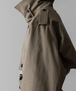 画像をギャラリービューアに読み込む, ssstein(シュタイン)の24AWコレクション LAYERED SHORT TRENCH COAT - BEIGE 公式通販サイトsession福岡セレクトショップ
