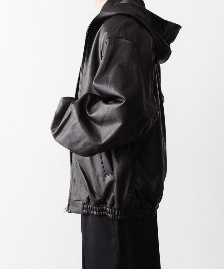 ssstein(シュタイン)のLAMB LEATER HOOD JACKET - GREY BROWNの公式通販サイトsession福岡セレクトショップ