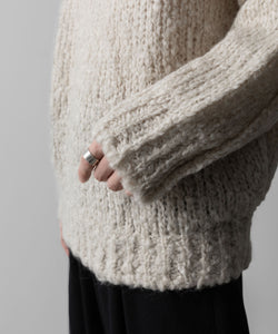 【stein】MOHAIR WOOL LOOSE KNIT TURTLE NECK LS - OFF