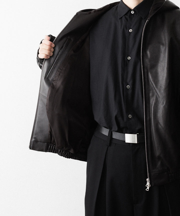 ssstein(シュタイン)のLAMB LEATER HOOD JACKET - GREY BROWNの公式通販サイトsession福岡セレクトショップ