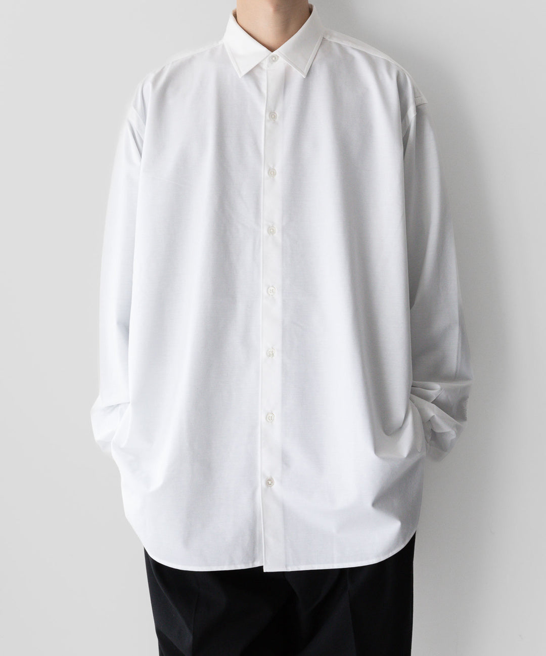 【KANEMASA PHIL.】カネマサのROYAL OX DRESS JERSEY SHIRT - WHITE 公式通販session福岡セレクトショップ