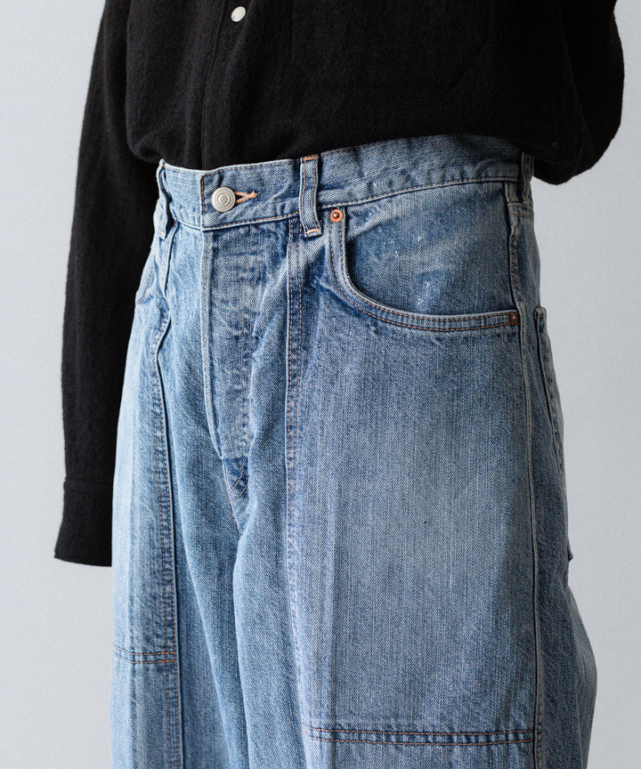 phebus フィーバス WASHI DENIM WORK PTのFADE BLUE公式通販サイトsession福岡セレクトショップ