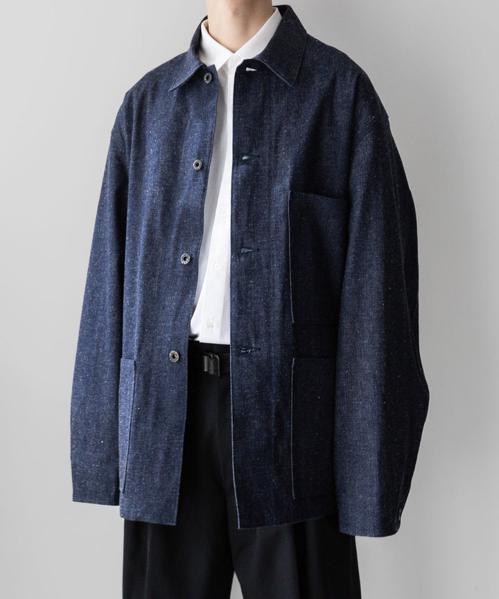 【INTÉRIM】30s USMC UTILITY DUNGAREE JACKET - NAVY
