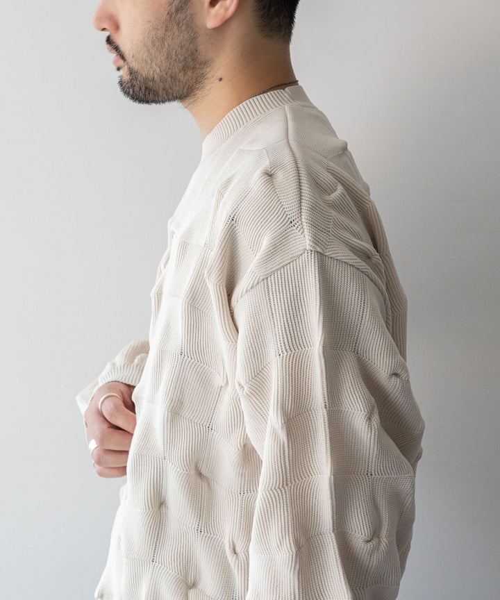 【stein】BUMPY PATTERNED KNIT CARDIGAN シュタイン23aw sessionセッション福岡セレクトショップ 公式通販サイト 