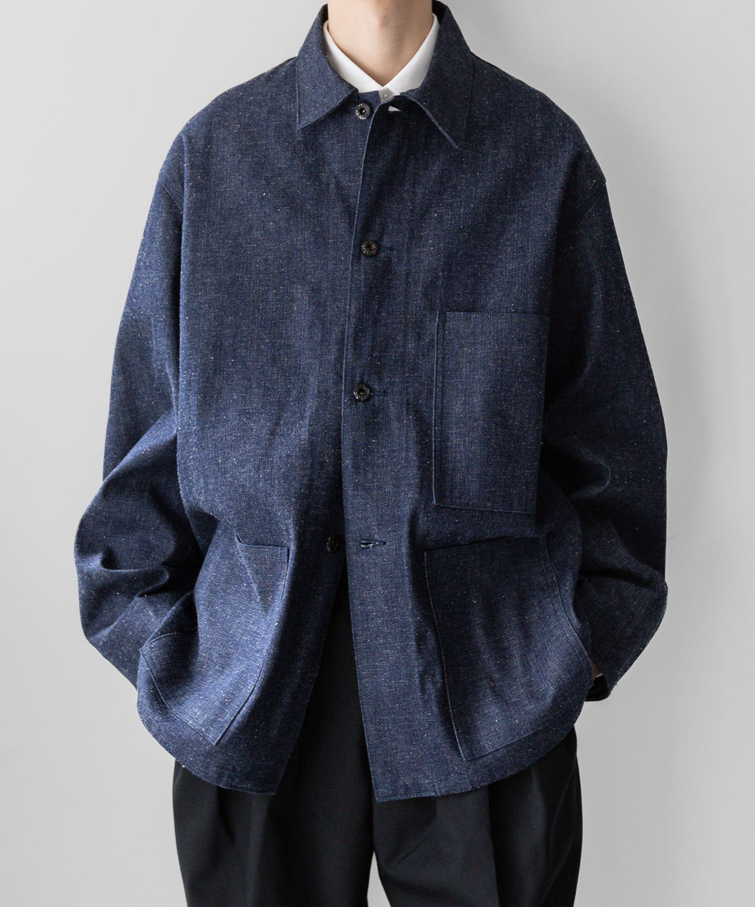 【INTÉRIM】30s USMC UTILITY DUNGAREE JACKET - NAVY