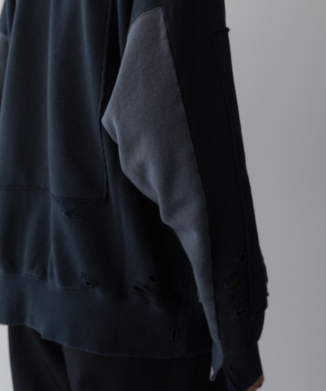 ssstein(シュタイン)の24AWコレクション OVERSIZED REBUILD SWEAT LS - DARK NAVY 公式通販サイトsession福岡セレクトショップ