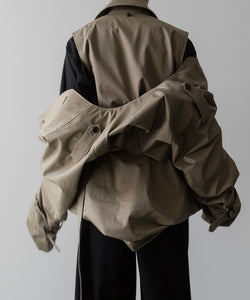 ssstein(シュタイン)の24AWコレクション LAYERED SHORT TRENCH COAT - BEIGE 公式通販サイトsession福岡セレクトショップ