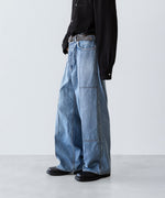 画像をギャラリービューアに読み込む, phebus フィーバス WASHI DENIM WORK PTのFADE BLUE公式通販サイトsession福岡セレクトショップ
