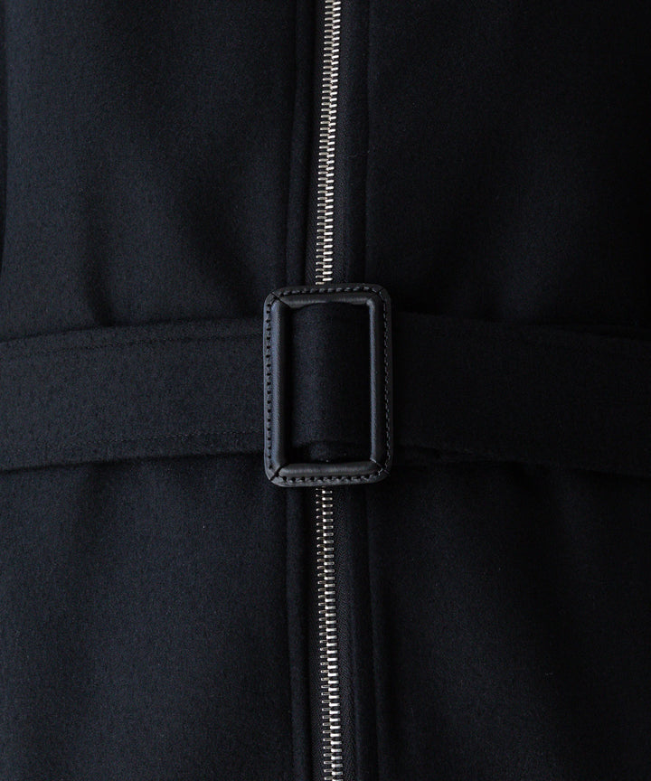 stein シュタイン 23aw OVERSIZED MAXI-LENGTH ZIP COAT - BLACK sessionセッション福岡セレクトショップ 公式通販サイト