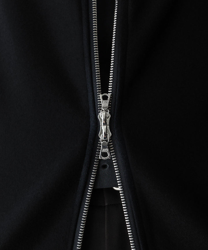 stein シュタイン 23aw OVERSIZED MAXI-LENGTH ZIP COAT - BLACK sessionセッション福岡セレクトショップ 公式通販サイト