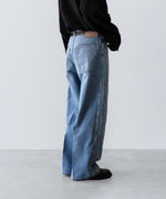 画像をギャラリービューアに読み込む, phebus フィーバス WASHI DENIM WORK PTのFADE BLUE公式通販サイトsession福岡セレクトショップ
