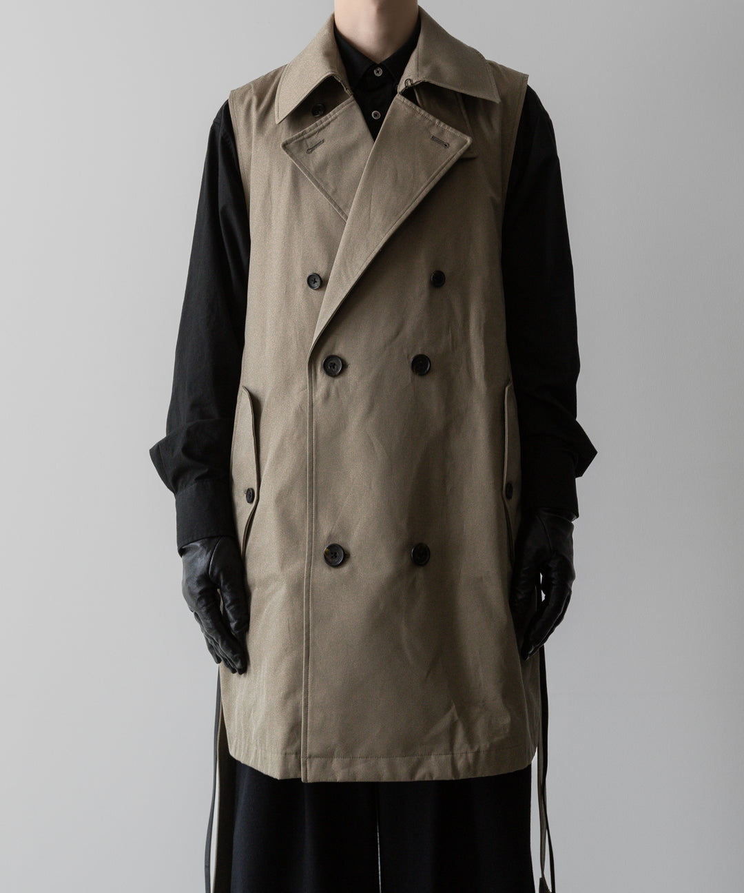 ssstein(シュタイン)の24AWコレクション LAYERED SHORT TRENCH COAT - BEIGE 公式通販サイトsession福岡セレクトショップ