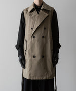 画像をギャラリービューアに読み込む, ssstein(シュタイン)の24AWコレクション LAYERED SHORT TRENCH COAT - BEIGE 公式通販サイトsession福岡セレクトショップ
