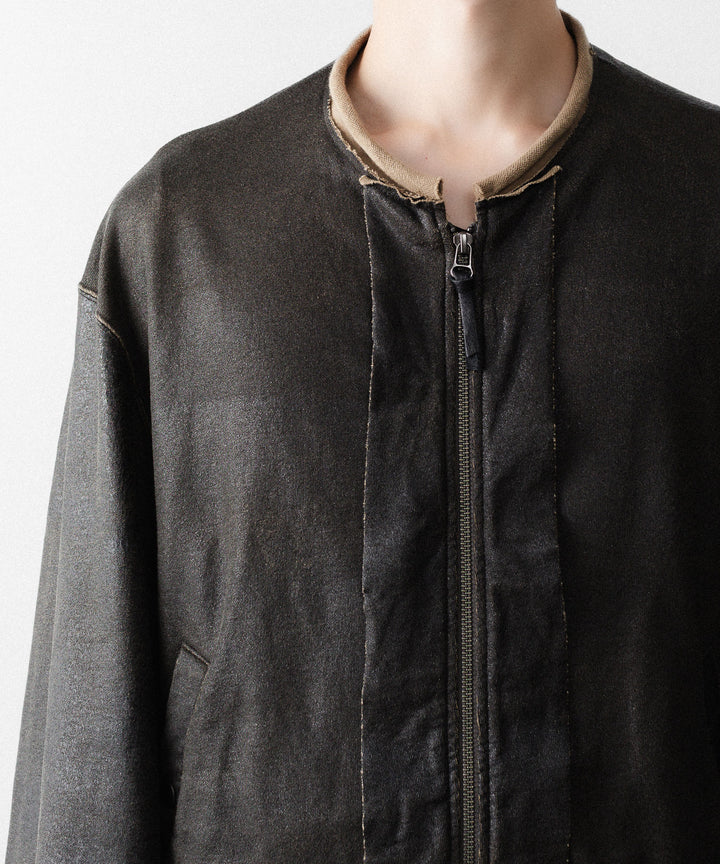 ANTHEM Aアンセムエー のCRACK TERRY MILITARY BLOUSON - BROWNの公式通販サイトsession福岡セレクトショップ