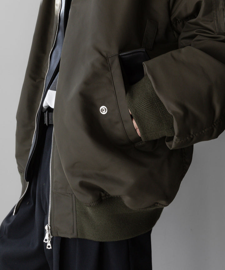 stein(シュタイン)の23AWコレクションOVERSIZED FLIGHT JACKETのMILITARY KHAKI