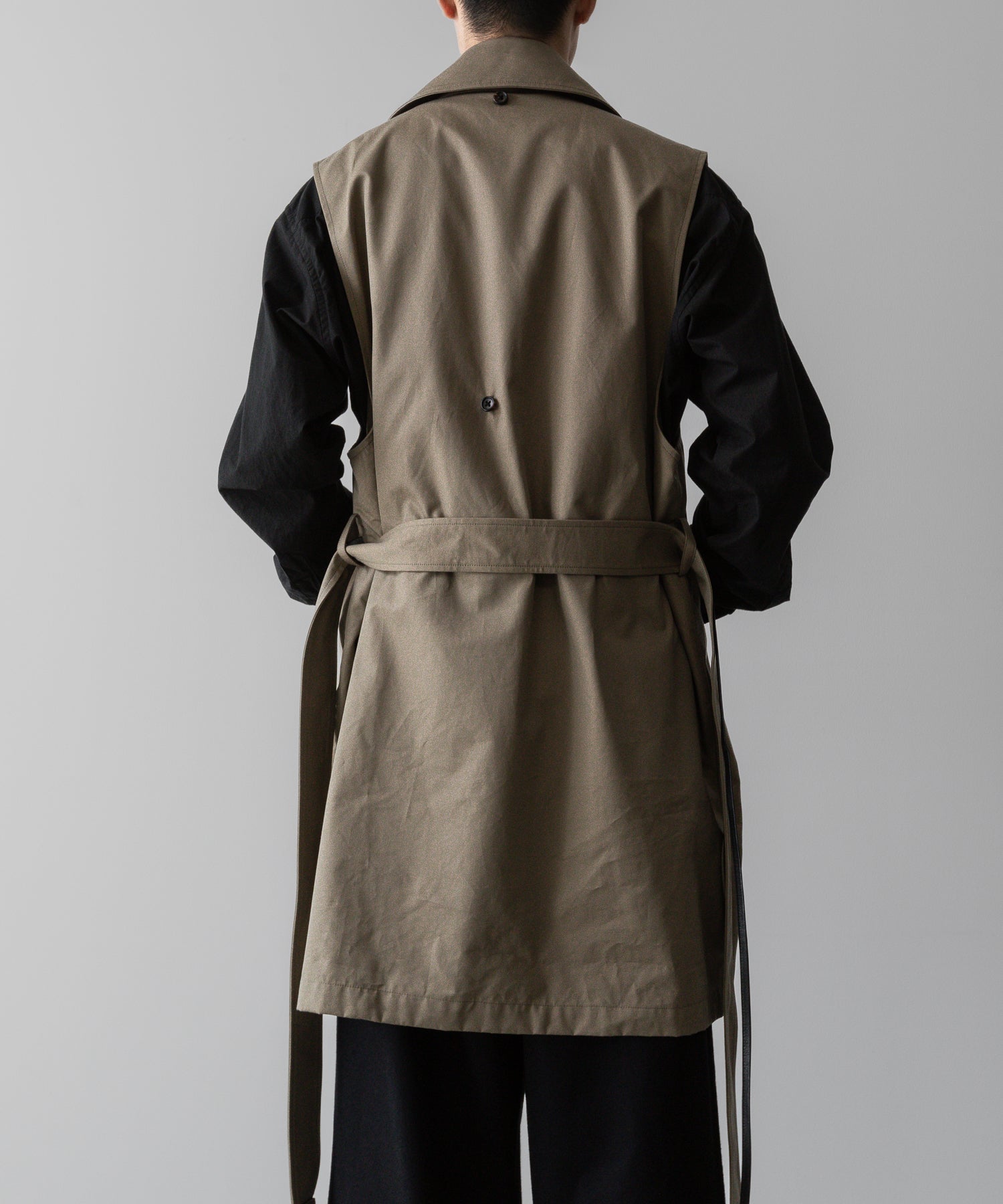 ssstein(シュタイン)の24AWコレクション LAYERED SHORT TRENCH COAT - BEIGE 公式通販サイトsession福岡セレクトショップ