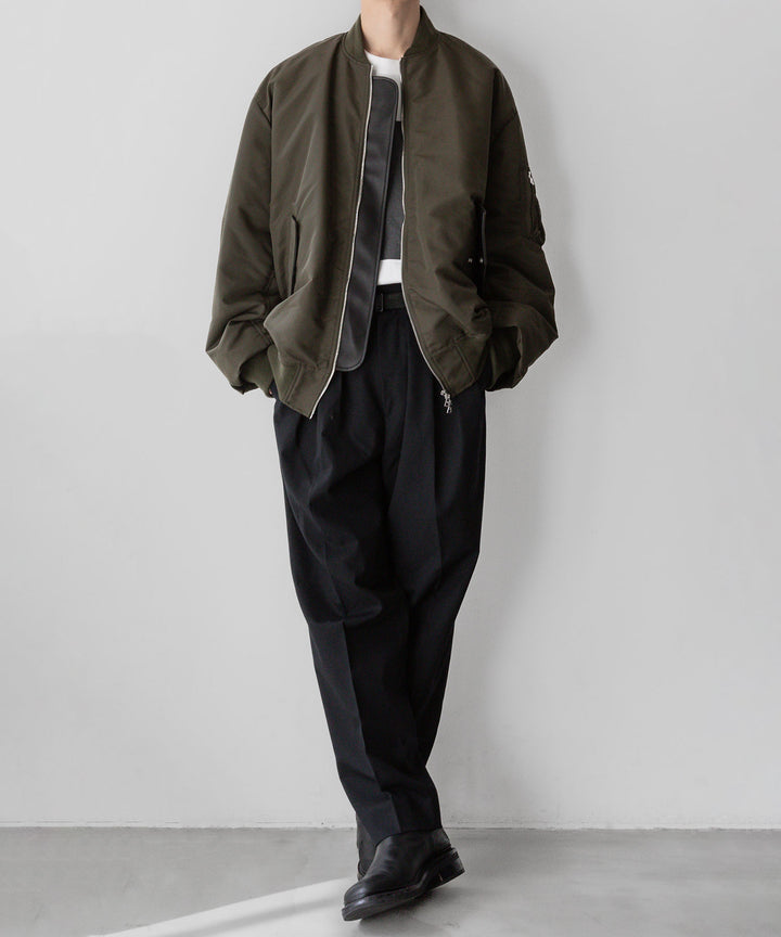 stein(シュタイン)の23AWコレクションOVERSIZED FLIGHT JACKETのMILITARY KHAKI