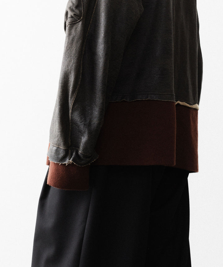 ANTHEM Aアンセムエー のCRACK TERRY MILITARY BLOUSON - BROWNの公式通販サイトsession福岡セレクトショップ