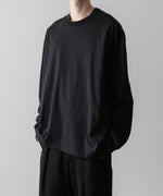 画像をギャラリービューアに読み込む, VEIN ヴェインのSUEDED CO JERSEY VESSEL L/S TEE - BLACKの公式通販サイトsession福岡セレクトショップ
