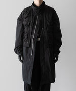 画像をギャラリービューアに読み込む, 【ANTHEM A】MILITARY MULTI WAY OVER COAT - BLACK
