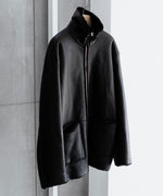 画像をギャラリービューアに読み込む, 【ssstein】CUT-OFF MOUTON JACKET - BLACK

