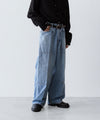 【phebus】WASHI DENIM WORK PT - FADE BLUE