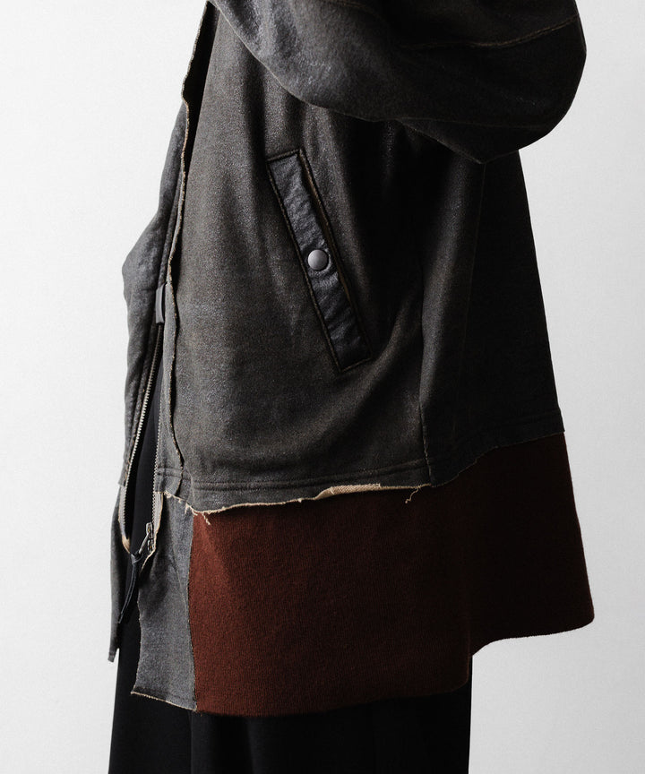 ANTHEM Aアンセムエー のCRACK TERRY MILITARY BLOUSON - BROWNの公式通販サイトsession福岡セレクトショップ
