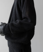 画像をギャラリービューアに読み込む, ssstein(シュタイン)の24AWコレクション MOHAIR GLITTER KNIT COMBINATION LS - BLACK 公式通販サイトsession福岡セレクトショップ
