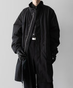 画像をギャラリービューアに読み込む, 【ANTHEM A】MILITARY MULTI WAY OVER COAT - BLACK
