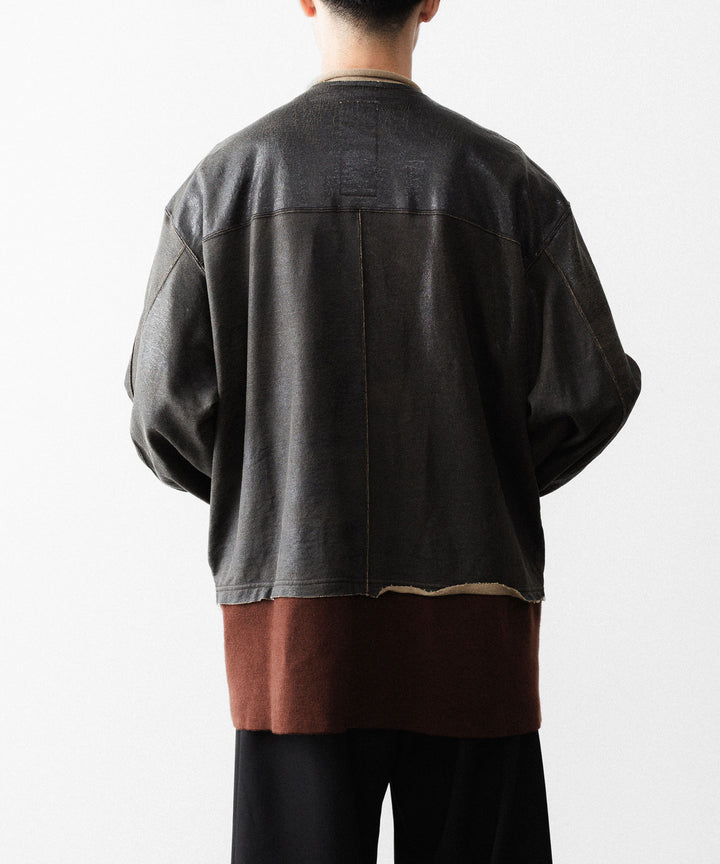 ANTHEM Aアンセムエー のCRACK TERRY MILITARY BLOUSON - BROWNの公式通販サイトsession福岡セレクトショップ