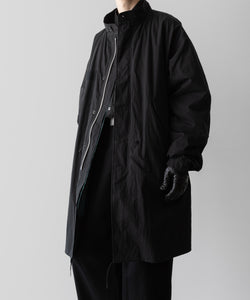 【ANTHEM A】MILITARY MULTI WAY OVER COAT - BLACK