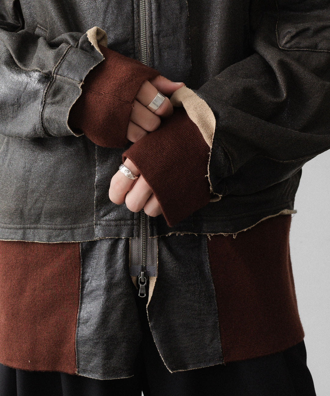 ANTHEM Aアンセムエー のCRACK TERRY MILITARY BLOUSON - BROWNの公式通販サイトsession福岡セレクトショップ