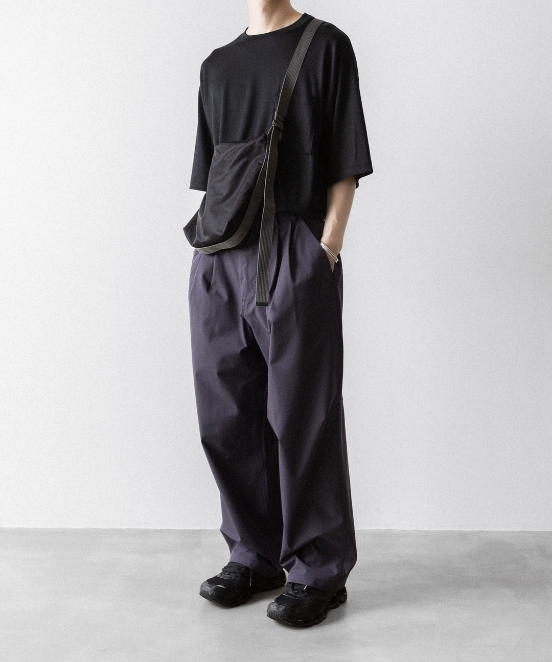 【NEITHERS】MUSICIAN UTILITY PANTS - DARK PURPLE