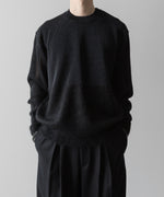 画像をギャラリービューアに読み込む, ssstein(シュタイン)の24AWコレクション MOHAIR GLITTER KNIT COMBINATION LS - BLACK 公式通販サイトsession福岡セレクトショップ
