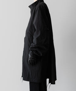 【ANTHEM A】MILITARY MULTI WAY OVER COAT - BLACK