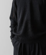 画像をギャラリービューアに読み込む, ssstein(シュタイン)の24AWコレクション MOHAIR GLITTER KNIT COMBINATION LS - BLACK 公式通販サイトsession福岡セレクトショップ
