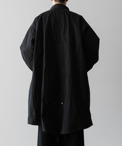 【ANTHEM A】MILITARY MULTI WAY OVER COAT - BLACK