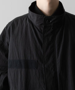 【ANTHEM A】MILITARY MULTI WAY OVER COAT - BLACK