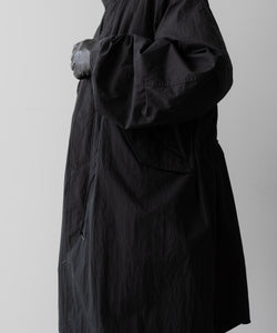 【ANTHEM A】MILITARY MULTI WAY OVER COAT - BLACK