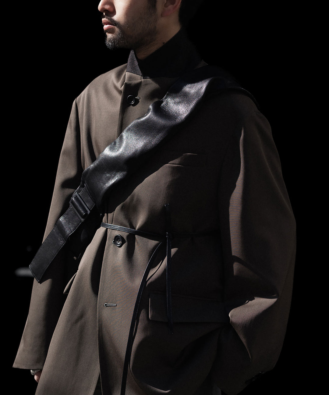 ssstein(シュタイン)のOVERSIZED SINGLE BREASTED LONG JACKET - DARK BROWNの公式通販サイトsession福岡セレクトショップ