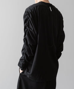 VEIN ヴェインのSUEDED CO JERSEY VESSEL L/S TEE - BLACKの公式通販サイトsession福岡セレクトショップ