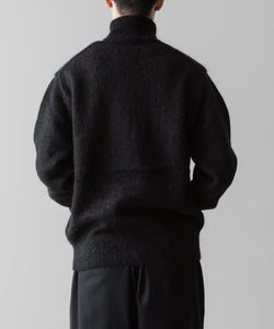 ssstein(シュタイン)の24AWコレクション MOHAIR GLITTER KNIT TURTLE NECK LS - BLACK 公式通販サイトsession福岡セレクトショップ