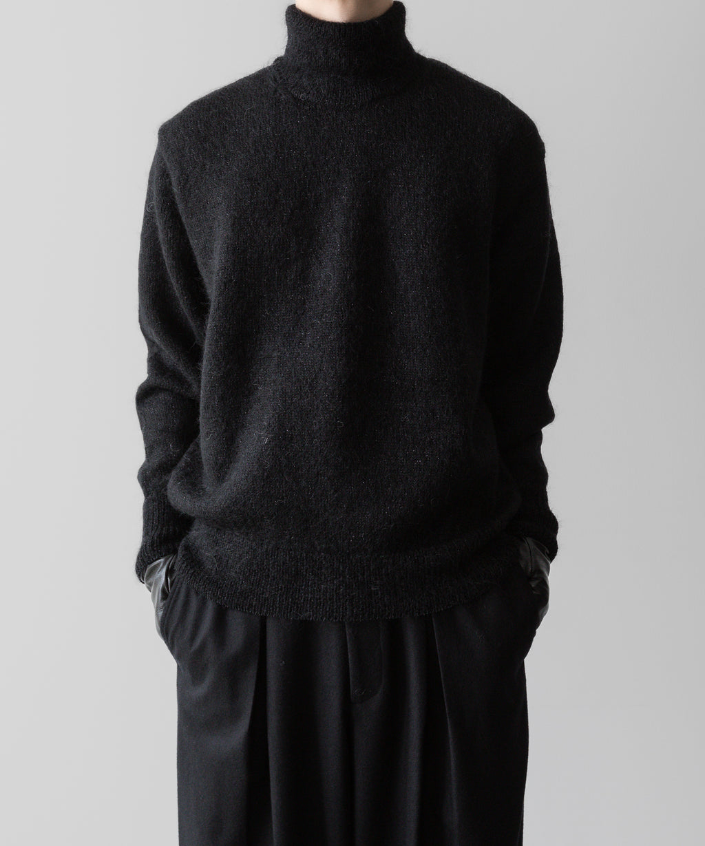 ssstein(シュタイン)の24AWコレクション MOHAIR GLITTER KNIT TURTLE NECK LS - BLACK 公式通販サイトsession福岡セレクトショップ