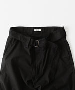 画像をギャラリービューアに読み込む, INTÉRIM インテリムのBLACK SURFAR GARMENT DYE BELTED FRENCH ARMY MIL BAGGY TROUSERのBLACK公式通販サイトsession福岡セレクトショップ
