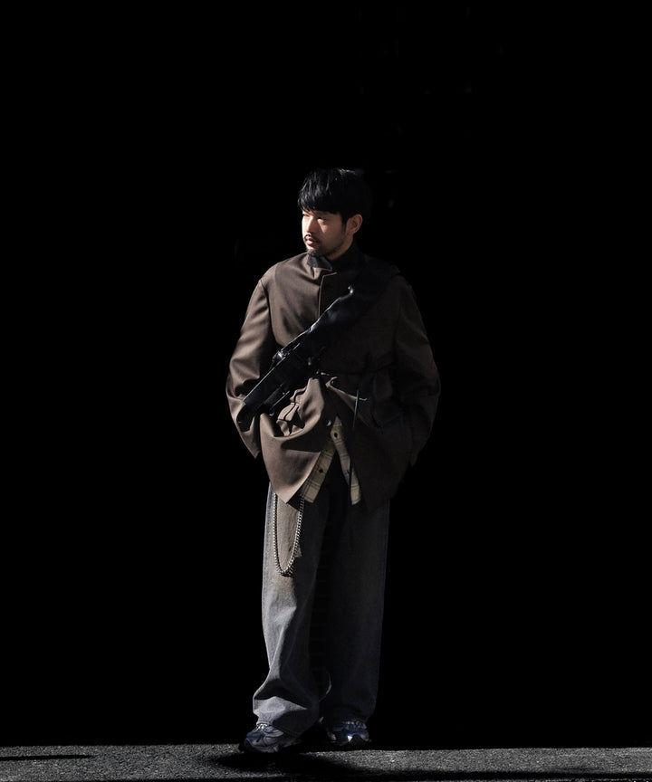 ssstein(シュタイン)のOVERSIZED SINGLE BREASTED LONG JACKET - DARK BROWNの公式通販サイトsession福岡セレクトショップ