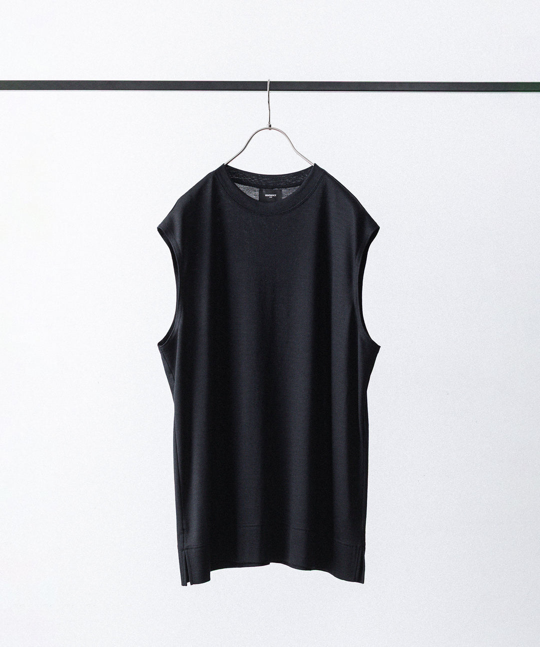 WWW ラッピンノットウールウェアSLEEVELESS PULLOVERのBLACK 公式通販サイトsession福岡セレクトショップ