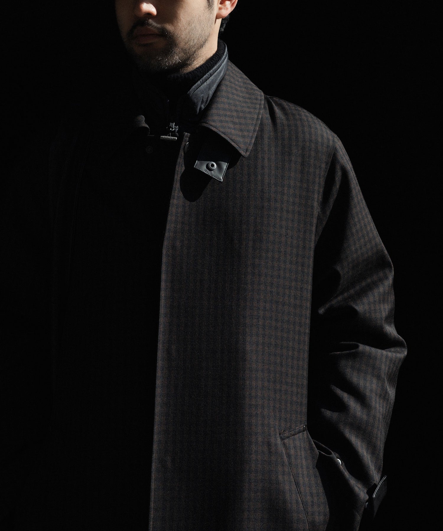 ssstein-シュタインのOVERSIZED BALMACAAN COATのGINGHAM公式通販サイトsession福岡セレクトショップ